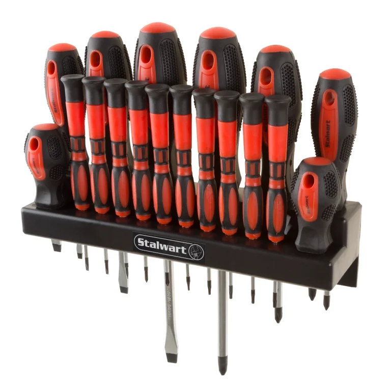 Stalwart 26-Piece Screwdriver Set with Rack Stalwart 26-Piece Screwdriver Set with Rack