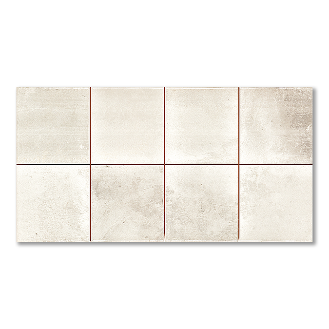 Maenza Gloss White Rustic Wall Tiles